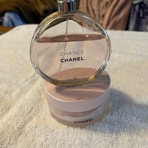 Limited addition pink chance by Chanel set